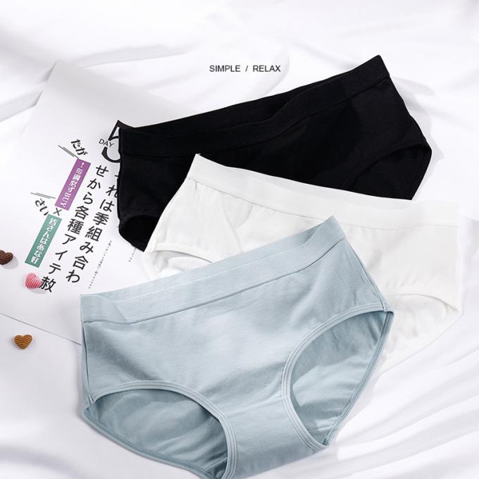 Les culottes de dentelle de sous-vêtements plus de la taille de la fille en gros de culottes des femmes sexy de sous-vêtements 3 couches coulent la preuve