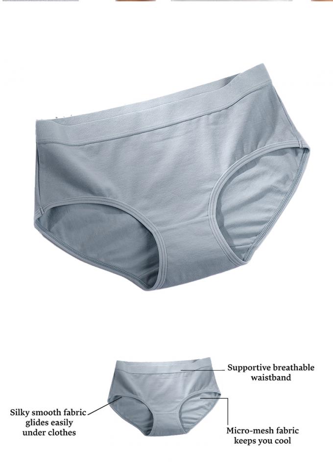 Les culottes de dentelle de sous-vêtements plus de la taille de la fille en gros de culottes des femmes sexy de sous-vêtements 3 couches coulent la preuve