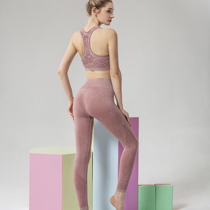 Ventre de pantalon de yoga de la taille des femmes faites sur commande d'OEM le haut commandent amincir le pantalon de yoga de butin de séance d'entraînement de guêtres de butin