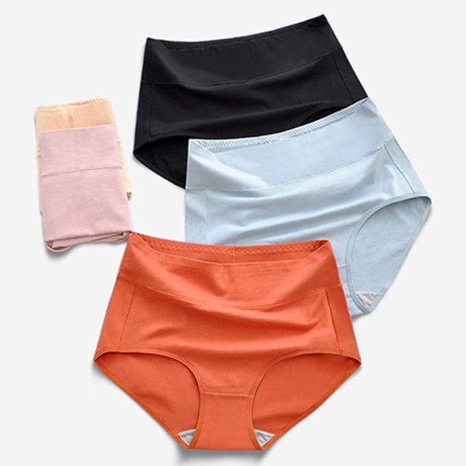 La culotte de bikini de bout droit du coton des femmes de bases apparaissent indistinctement les sous-vêtements des femmes de culottes du coton des femmes