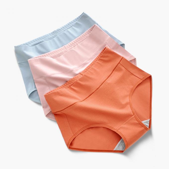 La culotte de bikini de bout droit du coton des femmes de bases apparaissent indistinctement les sous-vêtements des femmes de culottes du coton des femmes