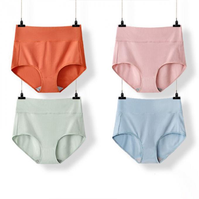 La culotte de bikini de bout droit du coton des femmes de bases apparaissent indistinctement les sous-vêtements des femmes de culottes du coton des femmes