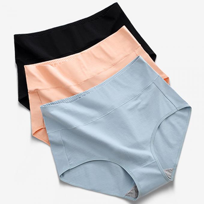 La culotte de bikini de bout droit du coton des femmes de bases apparaissent indistinctement les sous-vêtements des femmes de culottes du coton des femmes