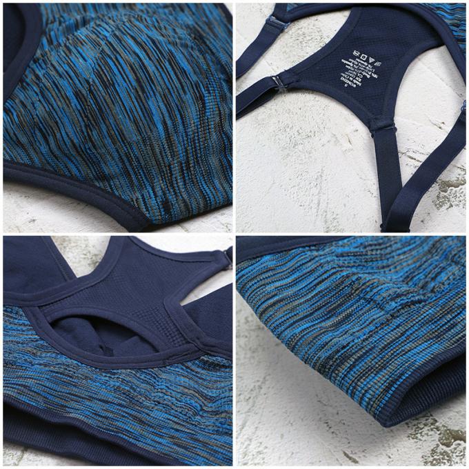 Le Rapide-séchage solide antichoc de Wicking de sous-vêtements de forme physique supérieure de chemises de soutiens-gorge de sports conçoivent le soutien-gorge en fonction du client de sports de Crossfit