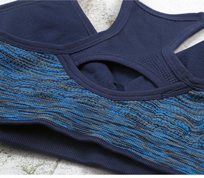 Le Rapide-séchage solide antichoc de Wicking de sous-vêtements de forme physique supérieure de chemises de soutiens-gorge de sports conçoivent le soutien-gorge en fonction du client de sports de Crossfit