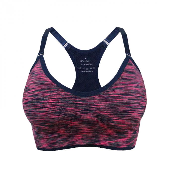 Le Rapide-séchage solide antichoc de Wicking de sous-vêtements de forme physique supérieure de chemises de soutiens-gorge de sports conçoivent le soutien-gorge en fonction du client de sports de Crossfit