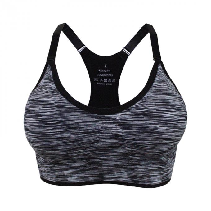 Le Rapide-séchage solide antichoc de Wicking de sous-vêtements de forme physique supérieure de chemises de soutiens-gorge de sports conçoivent le soutien-gorge en fonction du client de sports de Crossfit