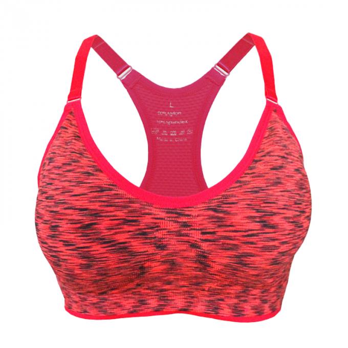 Le Rapide-séchage solide antichoc de Wicking de sous-vêtements de forme physique supérieure de chemises de soutiens-gorge de sports conçoivent le soutien-gorge en fonction du client de sports de Crossfit
