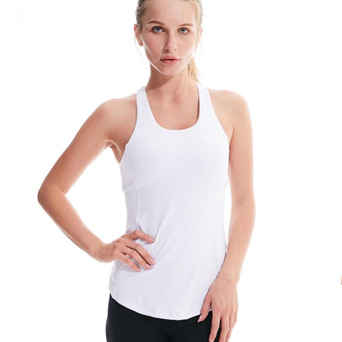 Dessus de réservoir courant capitonné de cadrage supérieur de réservoir de gymnase de yoga de séance d'entraînement de dessus de réservoir de culture d'aplet de soutien-gorge de sports de femmes