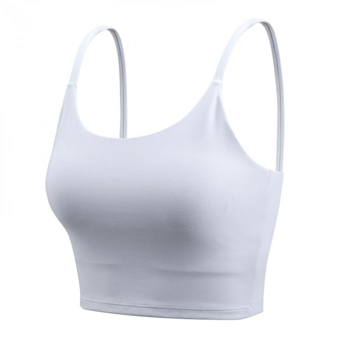 Dessus de réservoir sans fil de Saling de soutien moyen de gymnase de séance d'entraînement courante de mode de licou de yoga de sport des femmes de haute qualité capitonnées chaudes de soutien-gorge