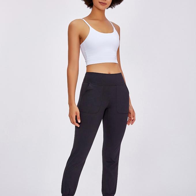 Dessus de réservoir sans fil de Saling de soutien moyen de gymnase de séance d'entraînement courante de mode de licou de yoga de sport des femmes de haute qualité capitonnées chaudes de soutien-gorge