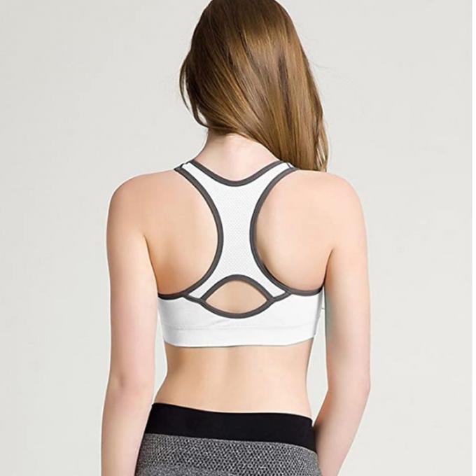 Dessus de réservoir solide antichoc de Rapide-séchage de Wicking de sous-vêtements de la forme physique courante des femmes de soutien-gorge de sports de mode de couleur de Macaron