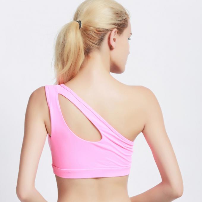 La mode folâtre le soutien-gorge solide antichoc de dessus de réservoir de yoga de Rapide-séchage de Wicking de sous-vêtements de la forme physique courante des femmes