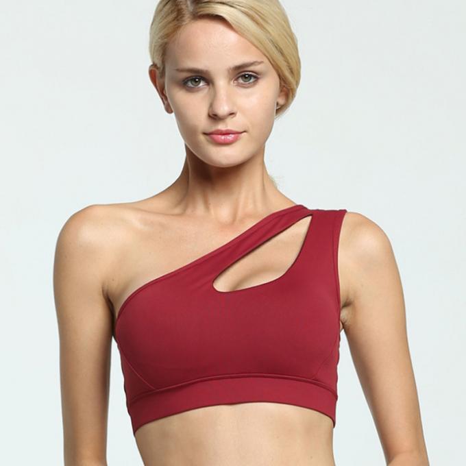 La mode folâtre le soutien-gorge solide antichoc de dessus de réservoir de yoga de Rapide-séchage de Wicking de sous-vêtements de la forme physique courante des femmes