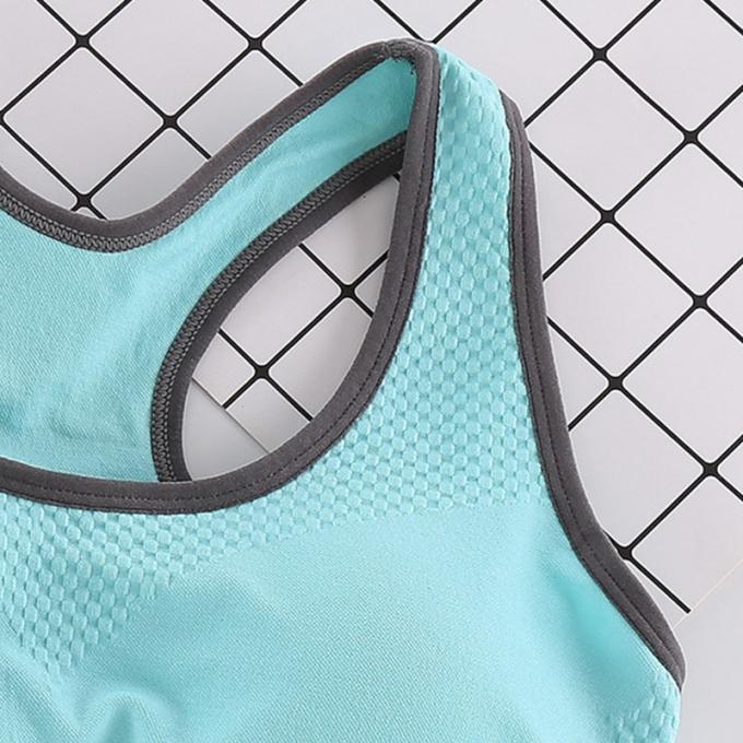 Forme physique supérieure de forme physique de soutien-gorge de sports de mode de couleur de Macaron de soutien-gorge à haute impression antichoc courant de sports