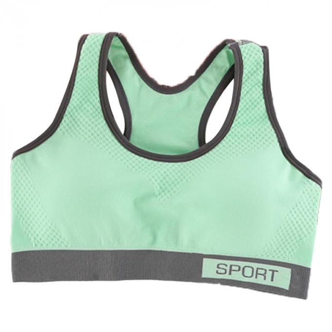 Forme physique supérieure de forme physique de soutien-gorge de sports de mode de couleur de Macaron de soutien-gorge à haute impression antichoc courant de sports