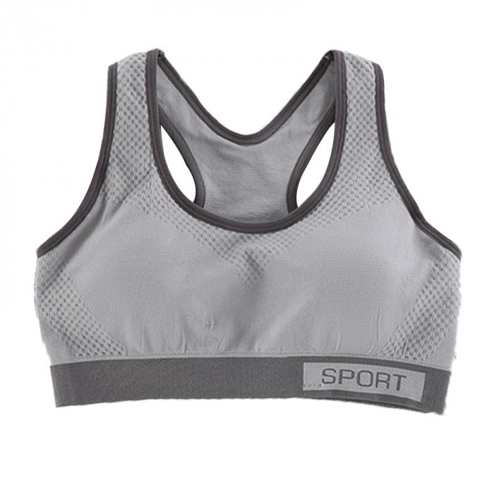 Forme physique supérieure de forme physique de soutien-gorge de sports de mode de couleur de Macaron de soutien-gorge à haute impression antichoc courant de sports
