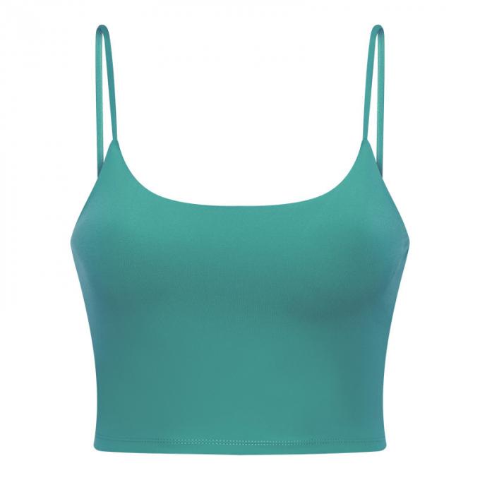 Le coffre femelle de gilet de yoga de soutien-gorge des sports des femmes populaires capitonne le dessus antichoc de culture de yoga de gilet de forme physique de sous-vêtements de sports