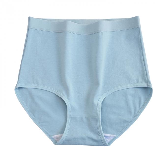 Taille de coton de sous-vêtements de taille du plus des femmes en gros mi aucune culottes de dames de couverture totale supérieure de petit pain brèves