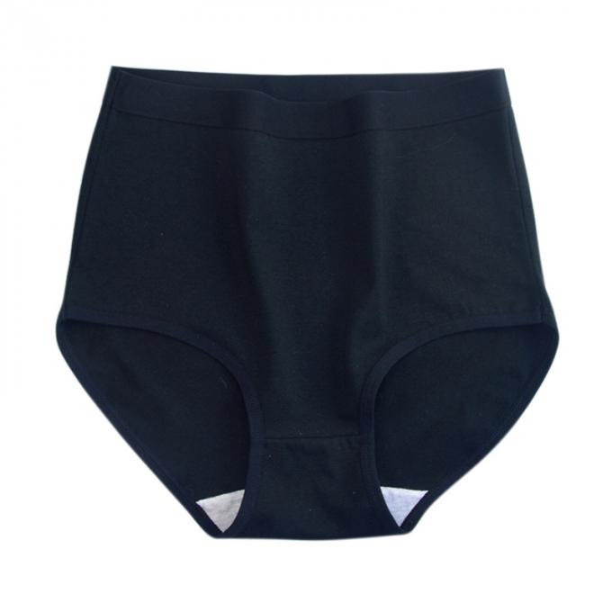 Taille de coton de sous-vêtements de taille du plus des femmes en gros mi aucune culottes de dames de couverture totale supérieure de petit pain brèves
