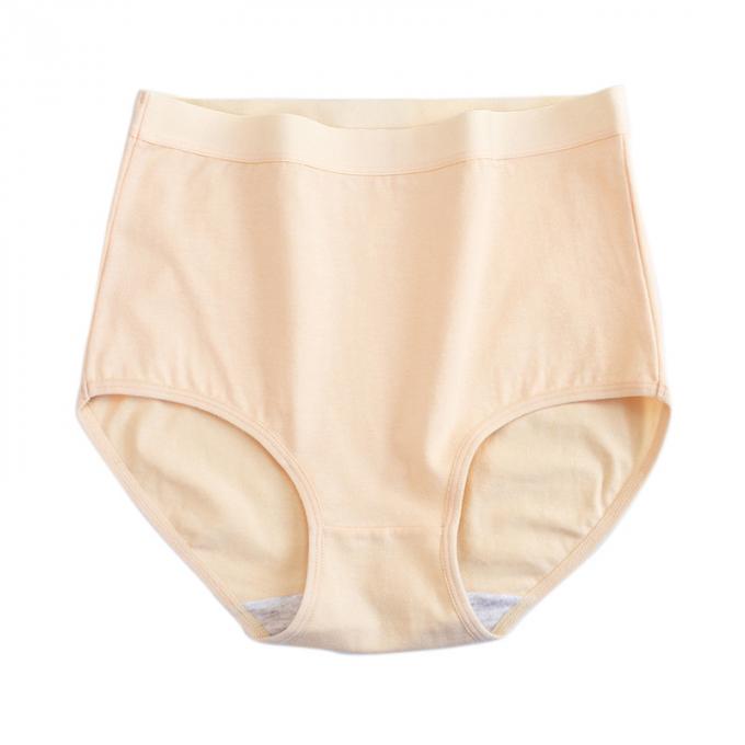 Taille de coton de sous-vêtements de taille du plus des femmes en gros mi aucune culottes de dames de couverture totale supérieure de petit pain brèves