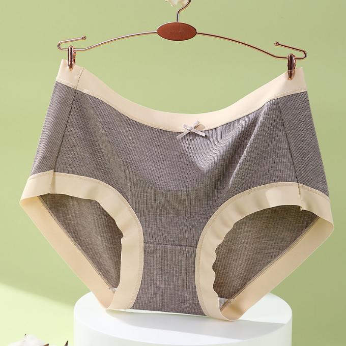 Le coton moyen de Traceless de la taille de la fille en gros respirable plus des sous-vêtements de taille 3 couches coulent les culottes des femmes de preuve