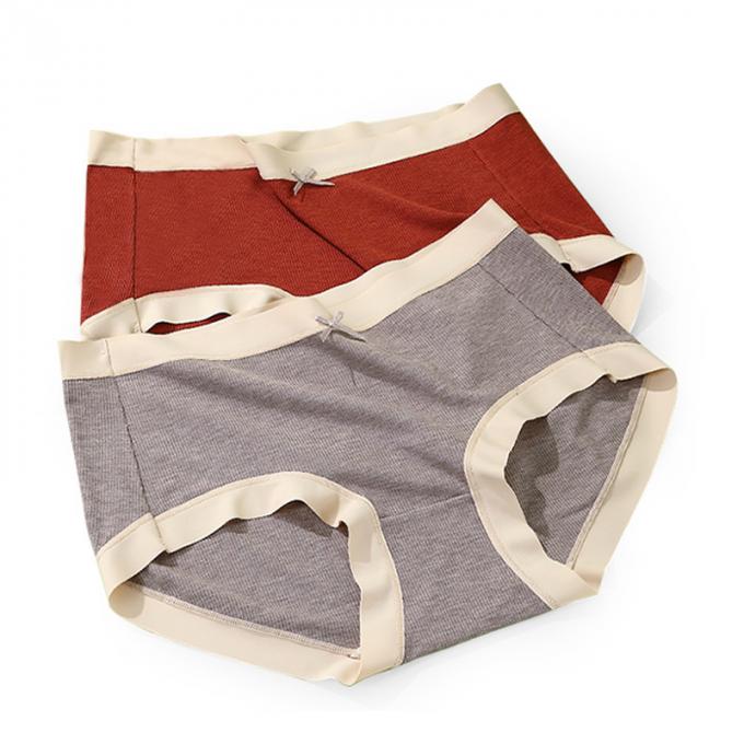 Le coton moyen de Traceless de la taille de la fille en gros respirable plus des sous-vêtements de taille 3 couches coulent les culottes des femmes de preuve