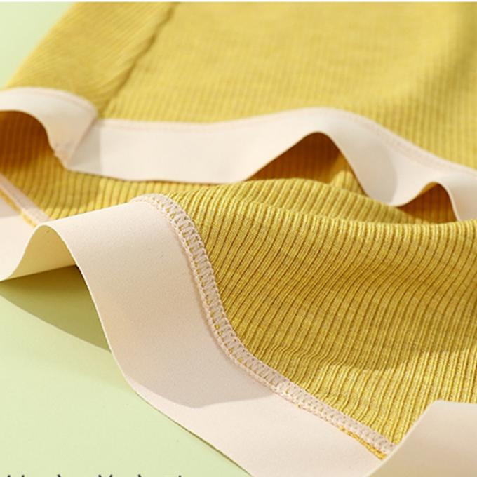 Le coton moyen de Traceless de la taille de la fille en gros respirable plus des sous-vêtements de taille 3 couches coulent les culottes des femmes de preuve