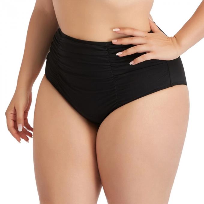 Mi culottes doucement respirables de femmes de coton de la hausse des femmes en gros pleines brèves plus la taille pour les sous-vêtements des femmes
