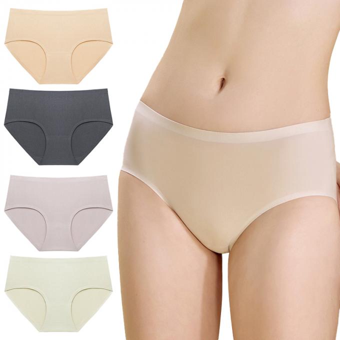 Dossier de la mi taille des femmes en gros plein plus la période sexy de sous-vêtements de taille 3 couches de sous-vêtements de femmes plus la taille