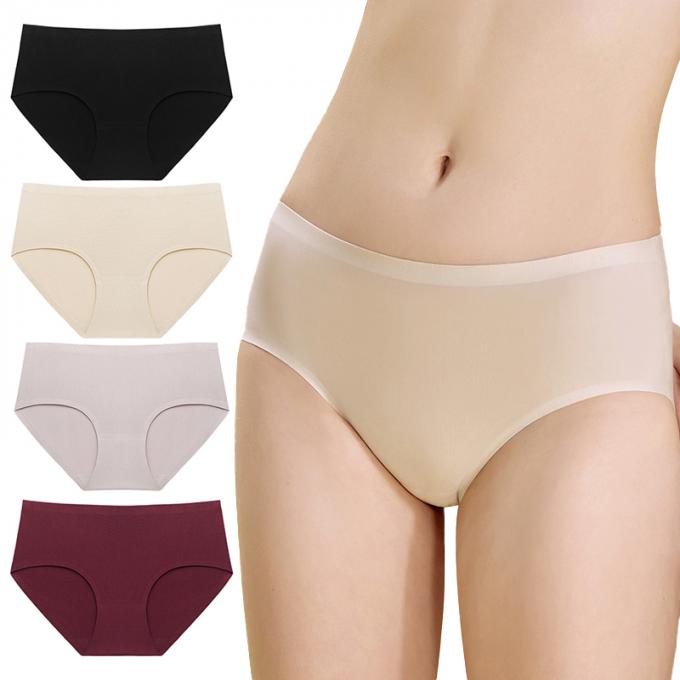 Dossier de la mi taille des femmes en gros plein plus la période sexy de sous-vêtements de taille 3 couches de sous-vêtements de femmes plus la taille