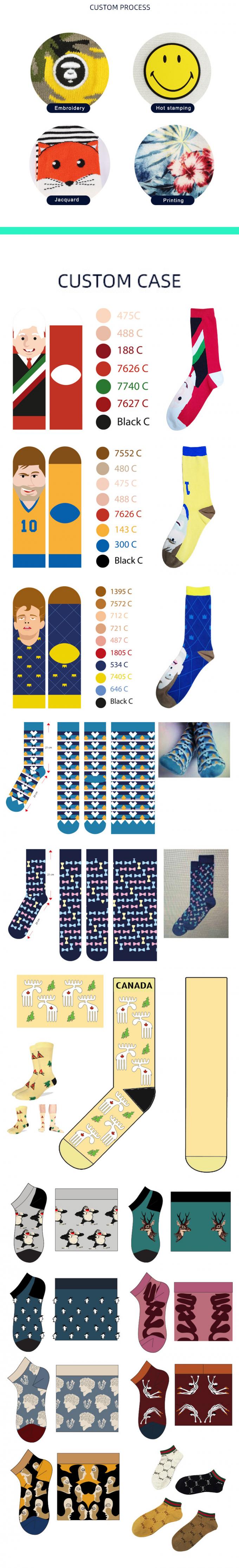 Concevez la planète en fonction du client d'univers de galaxie a barré des chaussettes de bas du coton des hommes de Hip Hop