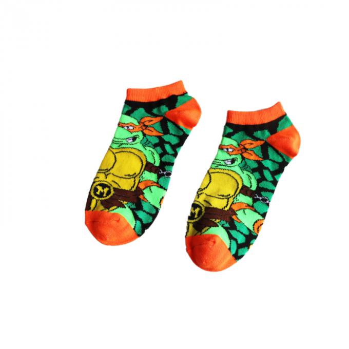 Les nouvelles chaussettes des hommes et des femmes de série de bande dessinée d'été en gros avec les chaussettes invisibles de camouflage