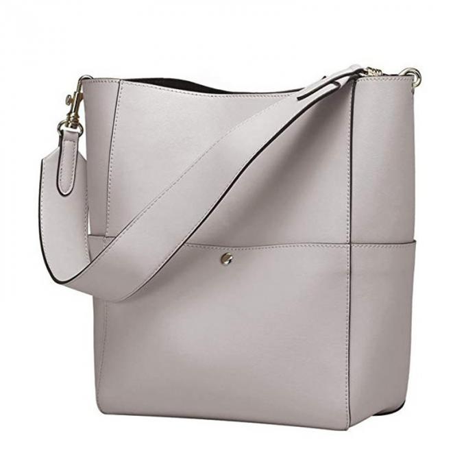 Le sac européen et américain du sac en cuir des femmes d'épaule de peau de vache de bureau d'emballage a haut façonné le cuir de sacs d'emballage