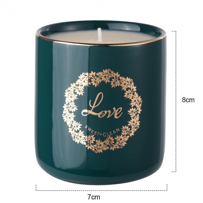 La cire naturelle Rose Jasmine Scent Luxury de soja mire la vente en gros de Valentine Day Weddings Scented Candles d'anniversaire de fête des mères