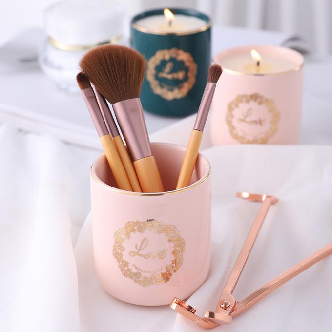 La cire naturelle Rose Jasmine Scent Luxury de soja mire la vente en gros de Valentine Day Weddings Scented Candles d'anniversaire de fête des mères