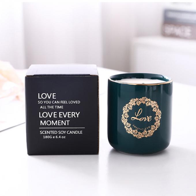 La cire naturelle Rose Jasmine Scent Luxury de soja mire la vente en gros de Valentine Day Weddings Scented Candles d'anniversaire de fête des mères