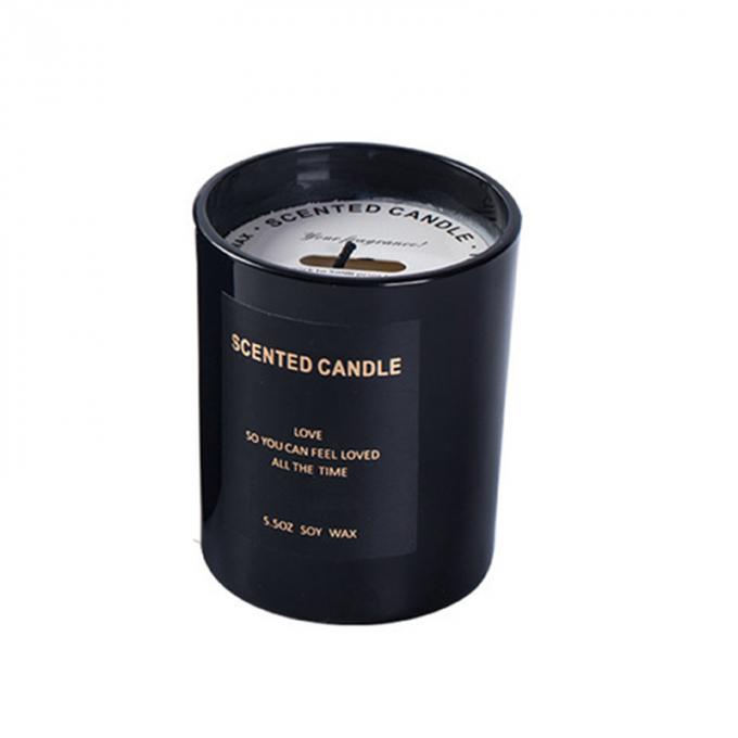 Le cadeau durable sans fumée d'Amber Scented Mother Day Birthday Valentine Weddings Soy en bois a placé la bougie en gros