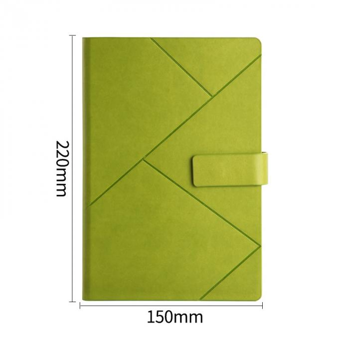 Ligne de serrure de carnet de noir du carnet A5 d'affaires de voyageurs liant les journaux créatifs quotidiens de carnet
