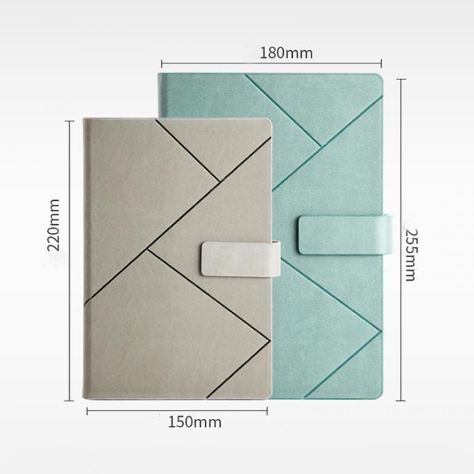 Ligne de serrure de carnet de noir du carnet A5 d'affaires de voyageurs liant les journaux créatifs quotidiens de carnet