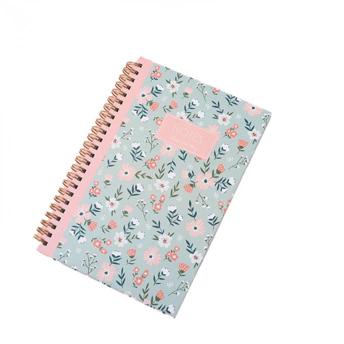 Carnet de notes à spirale bon marché écologique en vrac fait sur commande A4 de carnets promotionnels d'affaires de Macaron A5