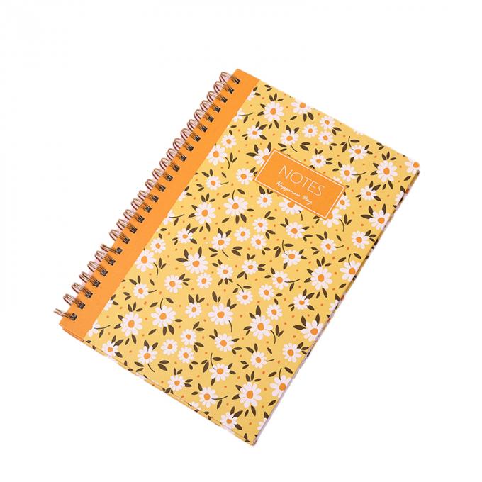 Carnet de notes à spirale bon marché écologique en vrac fait sur commande A4 de carnets promotionnels d'affaires de Macaron A5
