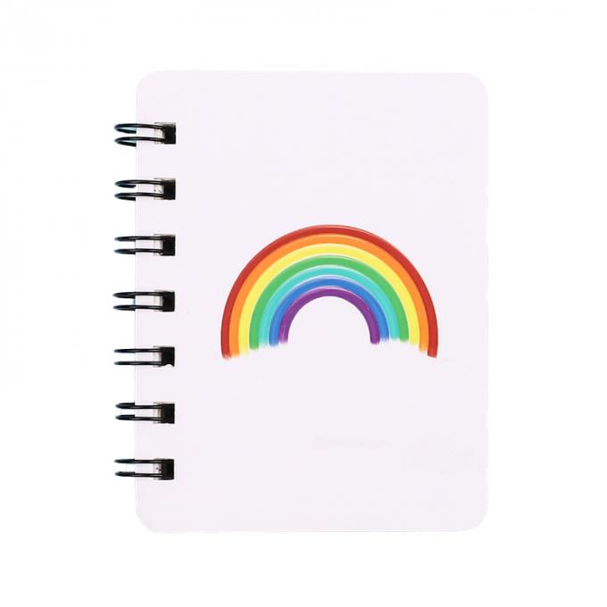 Mini Cartoon Spiral Wirebound Notebook créatif en gros parfait pour les carnets de notes à spirale de journal intime personnalisables