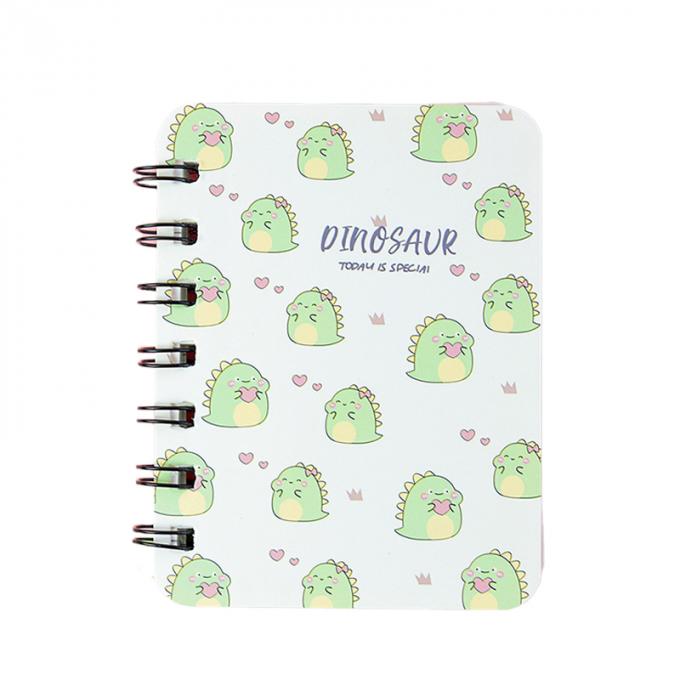 Mini Cartoon Spiral Wirebound Notebook créatif en gros parfait pour les carnets de notes à spirale de journal intime personnalisables
