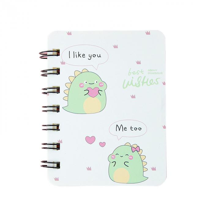Mini Cartoon Spiral Wirebound Notebook créatif en gros parfait pour les carnets de notes à spirale de journal intime personnalisables