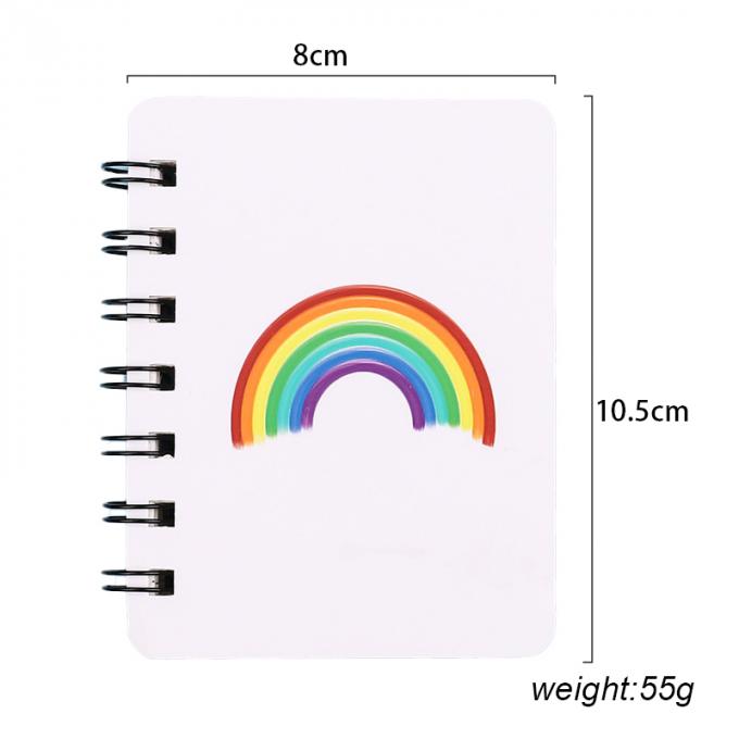 Mini Cartoon Spiral Wirebound Notebook créatif en gros parfait pour les carnets de notes à spirale de journal intime personnalisables