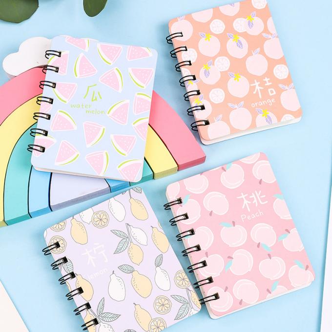 Mini Cartoon Spiral Wirebound Notebook créatif en gros parfait pour les carnets de notes à spirale de journal intime personnalisables