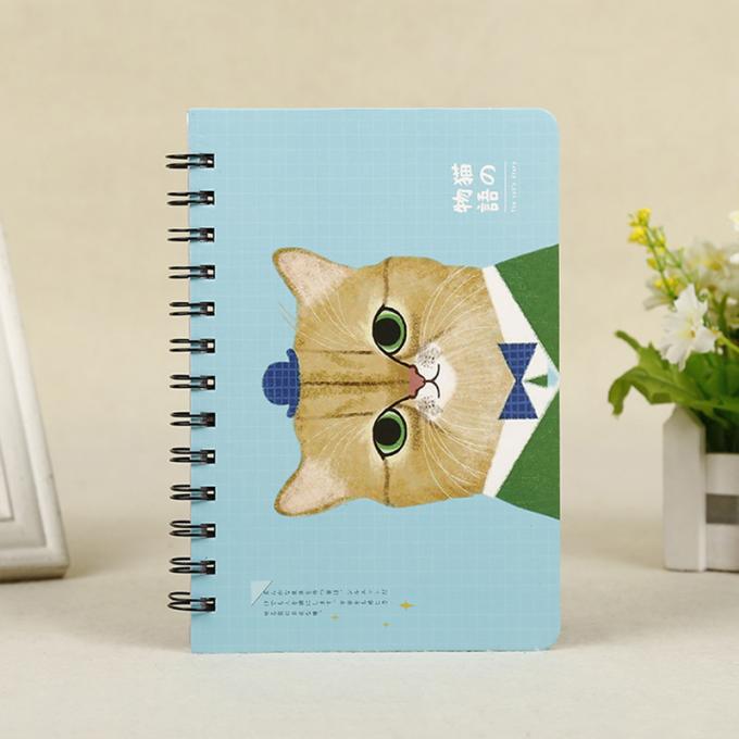 La spirale de programme de Mini Notebook Lovely Stationery Portable de bloc-notes de bobine de bande dessinée inscrit le carnet