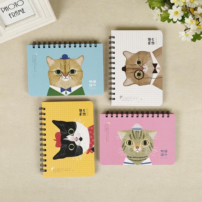 La spirale de programme de Mini Notebook Lovely Stationery Portable de bloc-notes de bobine de bande dessinée inscrit le carnet