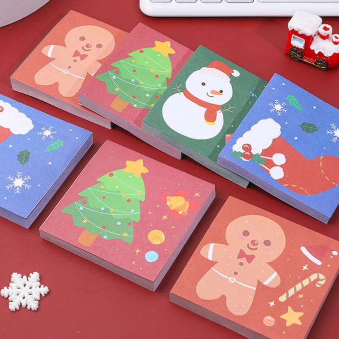 Les temps mignons de Mini Memo Pad N de bande dessinée de notes collantes de Noël collent les notes collantes de notes pour le cadeau d'étudiants